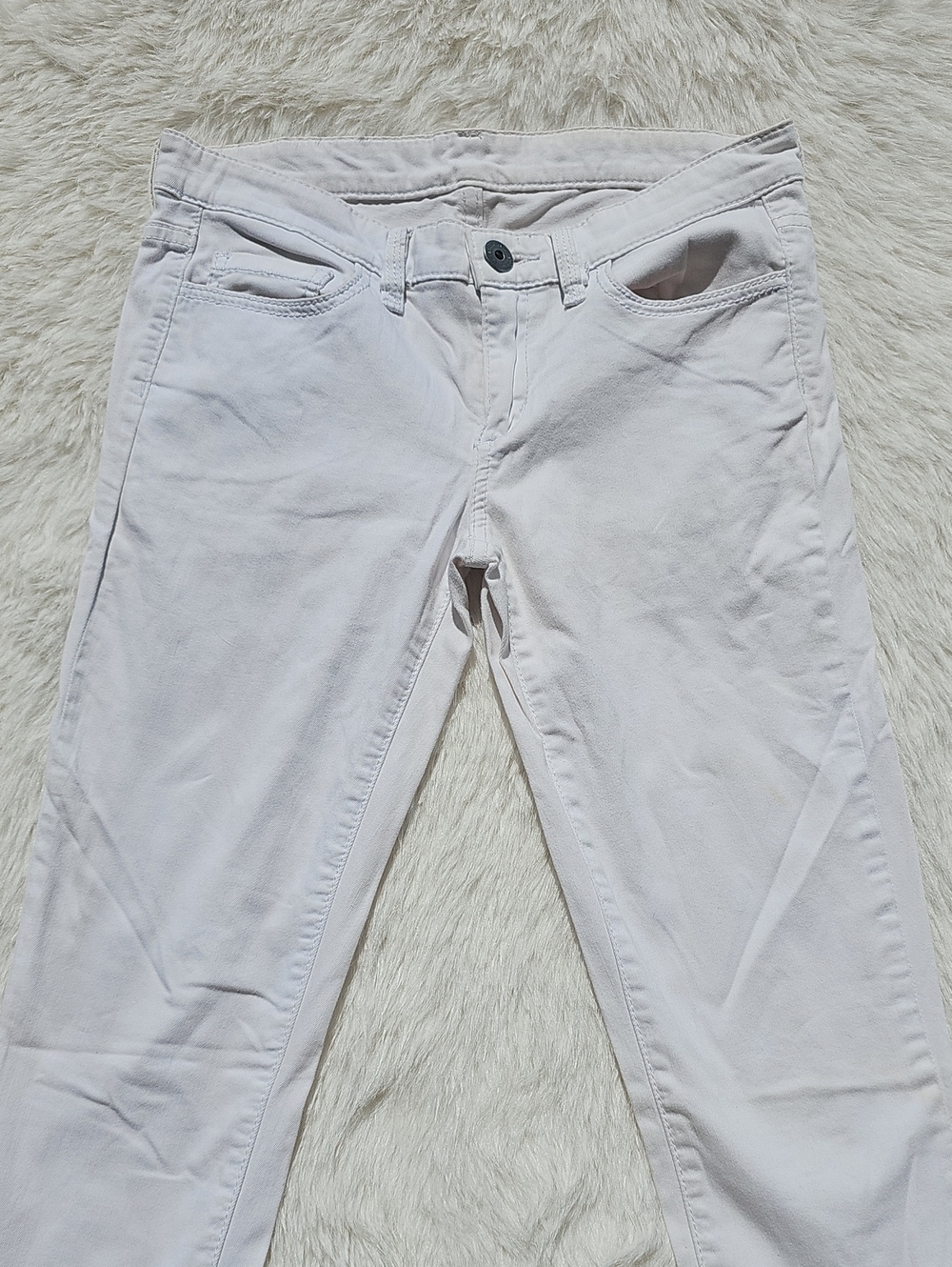 BCBGMaxAzria White Skinny Stretch Jeans
